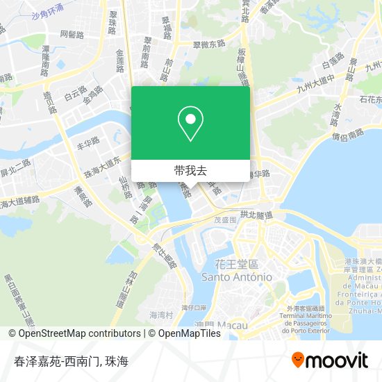春泽嘉苑-西南门地图