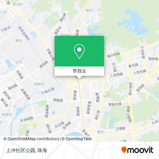 上冲社区公园地图