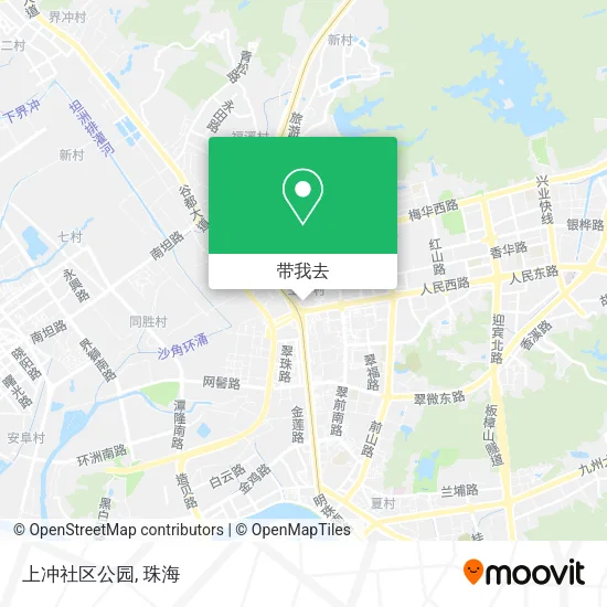 上冲社区公园地图