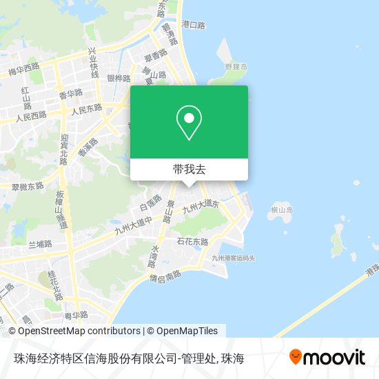 珠海经济特区信海股份有限公司-管理处地图