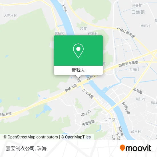 嘉宝制衣公司地图