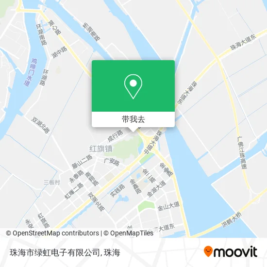 珠海市绿虹电子有限公司地图