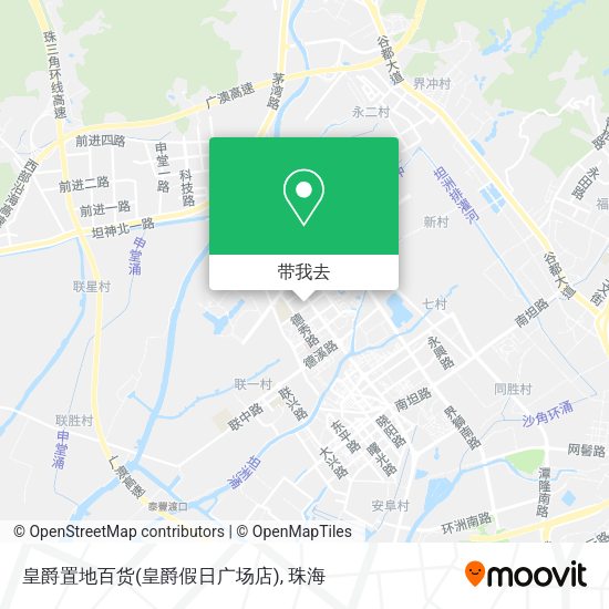 皇爵置地百货(皇爵假日广场店)地图