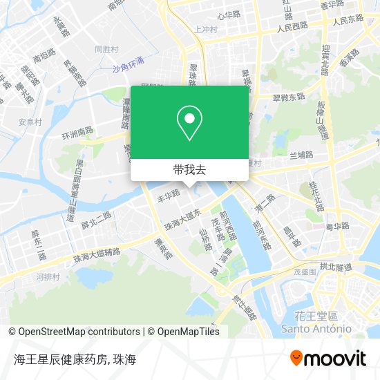 海王星辰健康药房地图