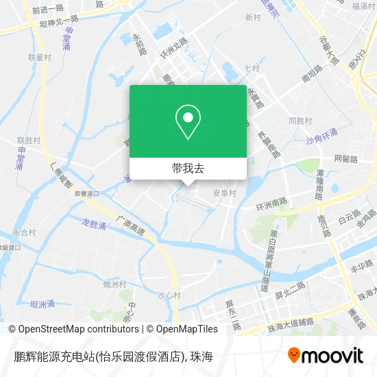 鹏辉能源充电站(怡乐园渡假酒店)地图