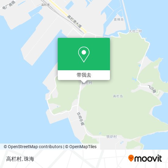 高栏村地图