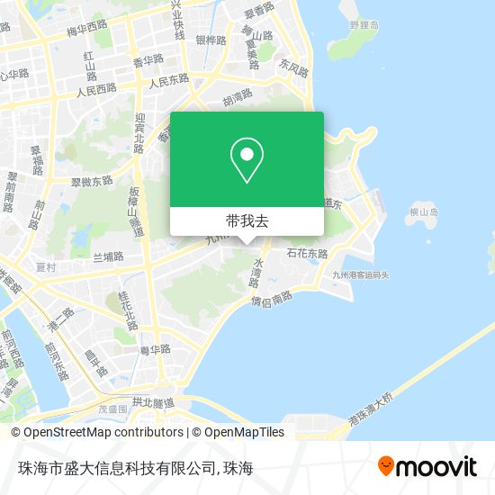 珠海市盛大信息科技有限公司地图