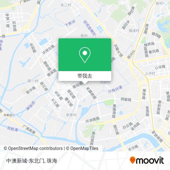 中澳新城-东北门地图