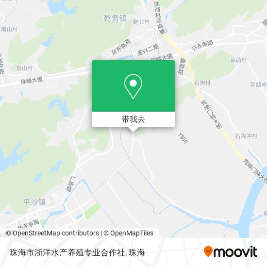 珠海市浙洋水产养殖专业合作社地图