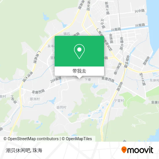 潮贝休闲吧地图