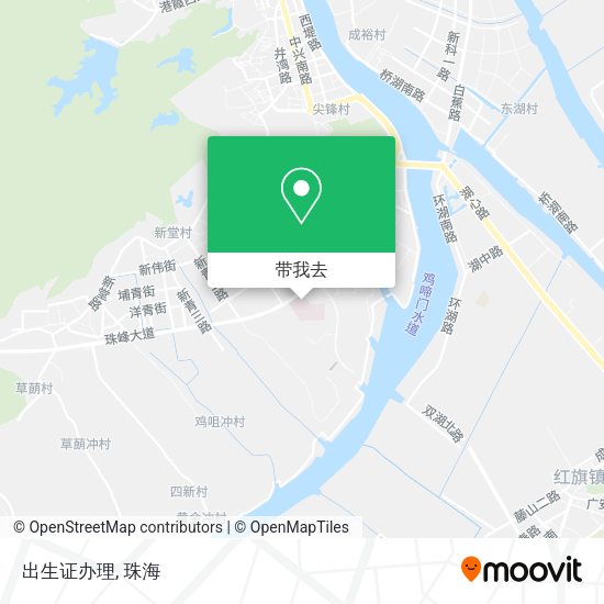 出生证办理地图