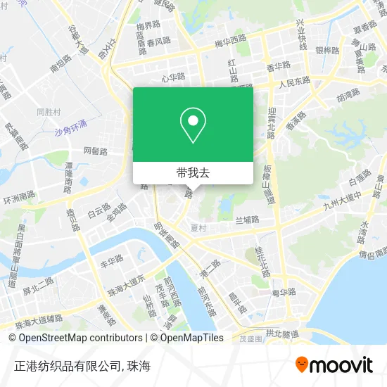 正港纺织品有限公司地图