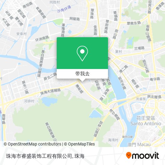 珠海市睿盛装饰工程有限公司地图