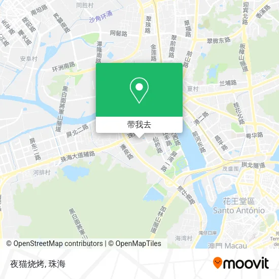 夜猫烧烤地图