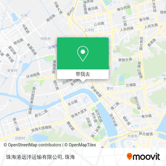 珠海港远洋运输有限公司地图
