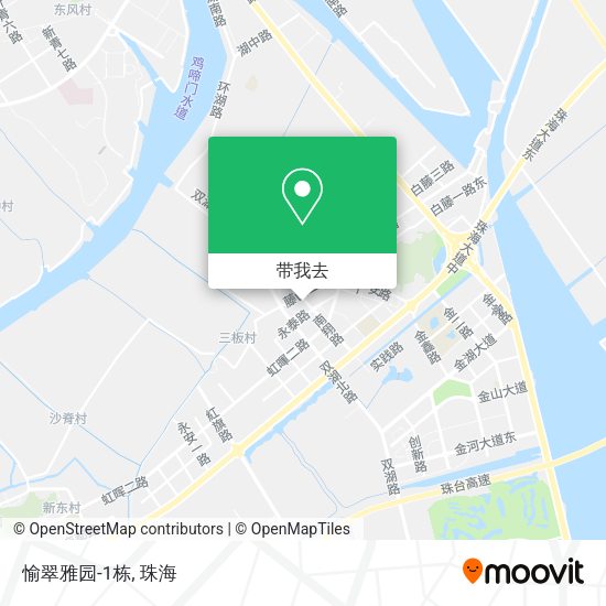 愉翠雅园-1栋地图