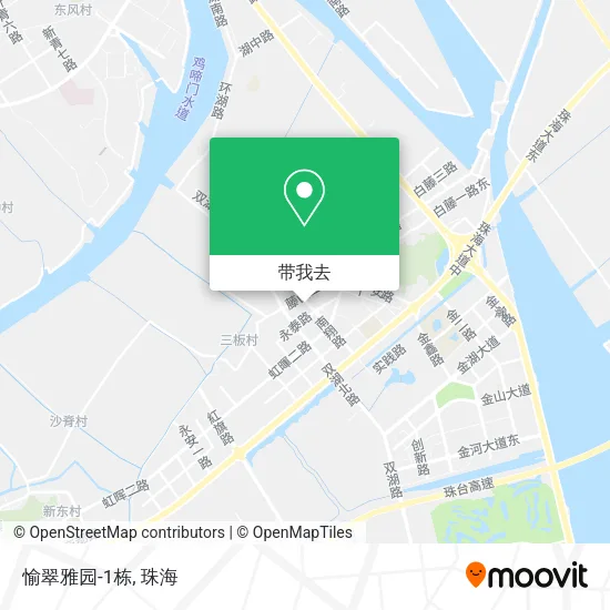 愉翠雅园-1栋地图