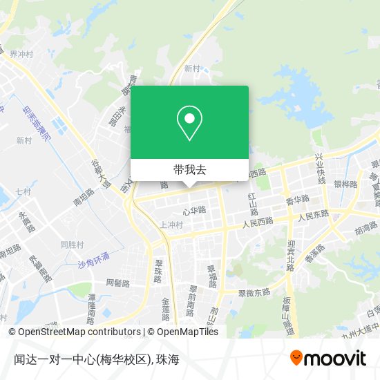闻达一对一中心(梅华校区)地图