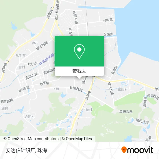 安达信针织厂地图