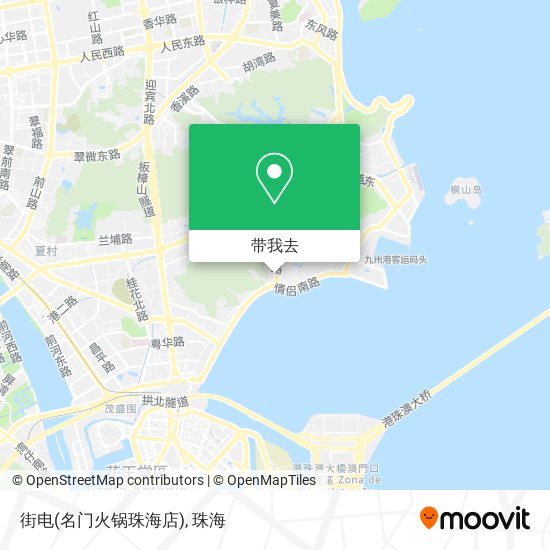 街电(名门火锅珠海店)地图