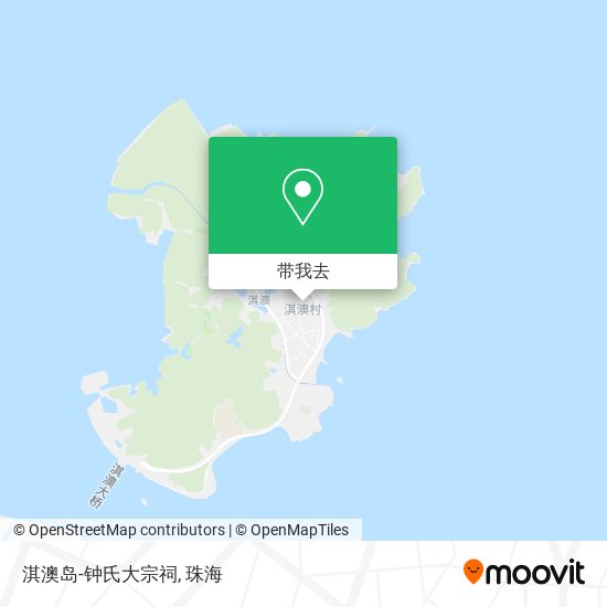 淇澳岛-钟氏大宗祠地图