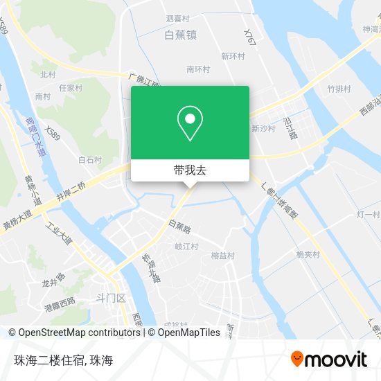 珠海二楼住宿地图