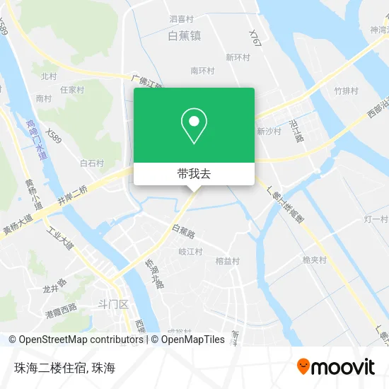 珠海二楼住宿地图