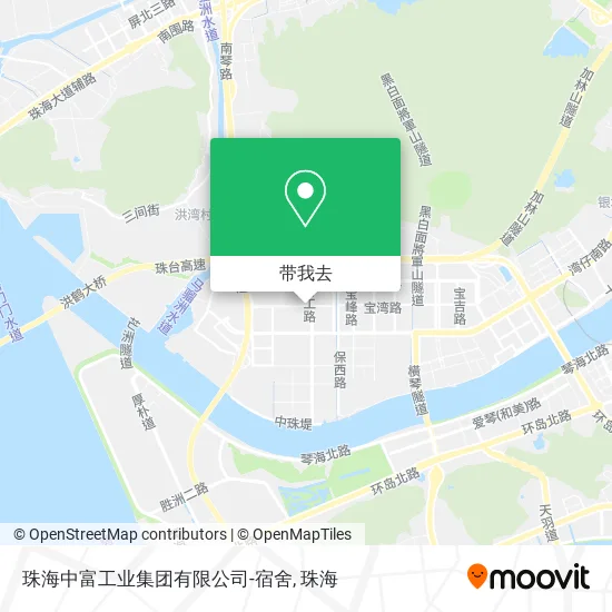 珠海中富工业集团有限公司-宿舍地图