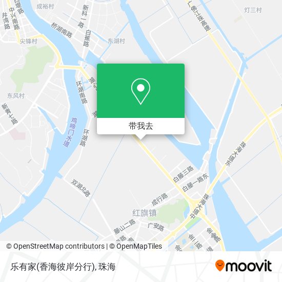 乐有家(香海彼岸分行)地图