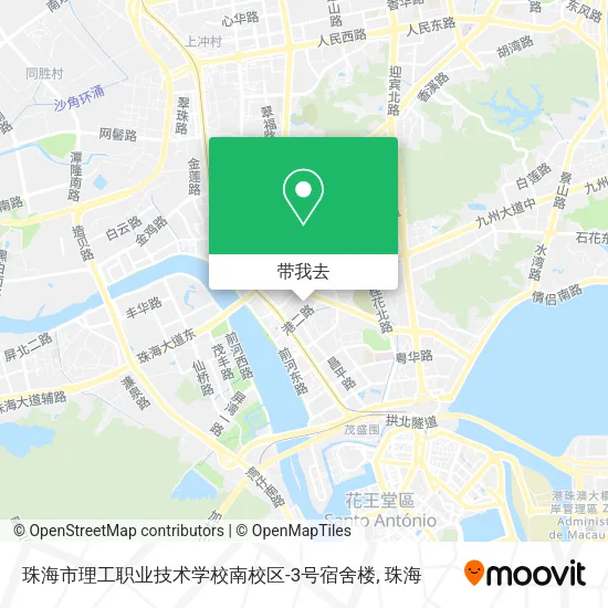 珠海市理工职业技术学校南校区-3号宿舍楼地图