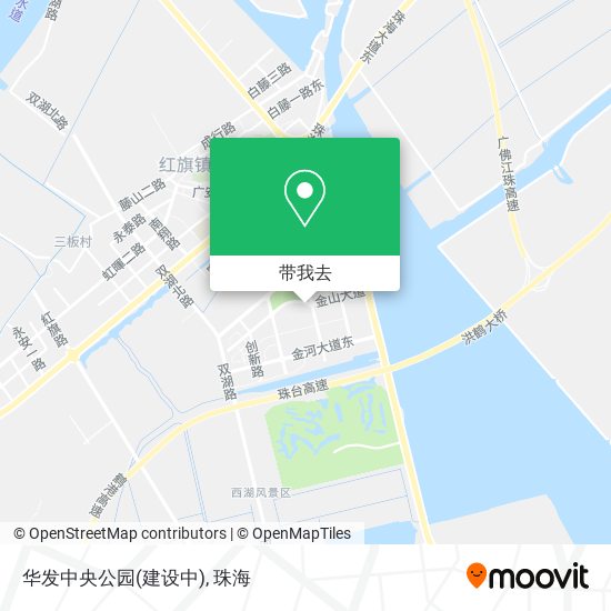 华发中央公园(建设中)地图