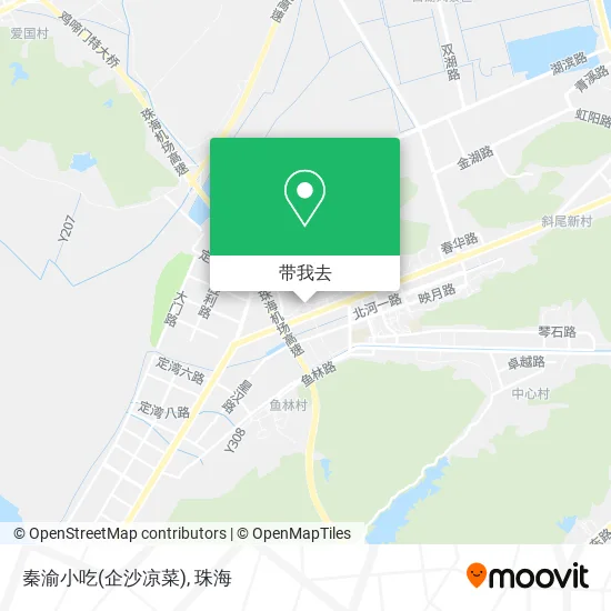 秦渝小吃(企沙凉菜)地图