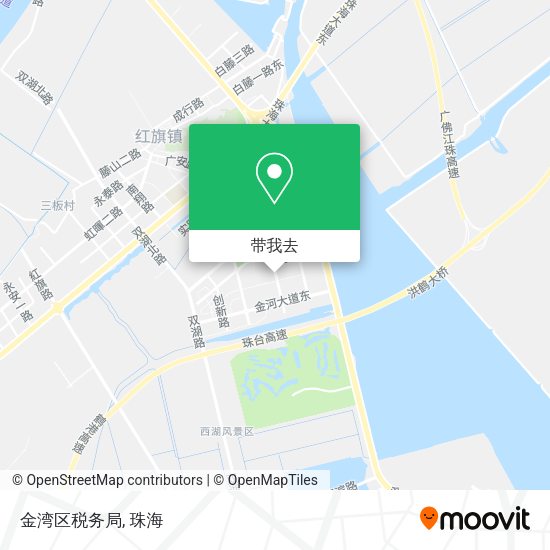 金湾区税务局地图
