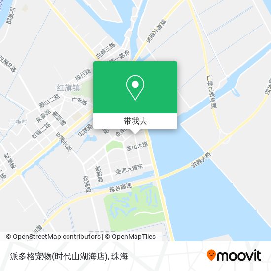 派多格宠物(时代山湖海店)地图