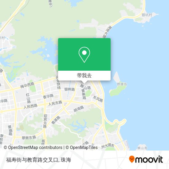 福寿街与教育路交叉口地图