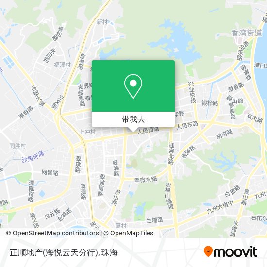 正顺地产(海悦云天分行)地图