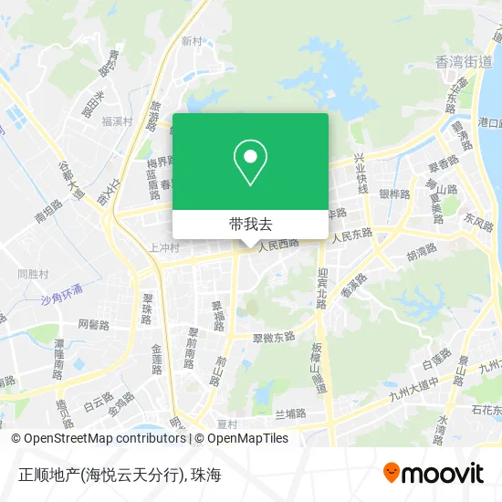 正顺地产(海悦云天分行)地图