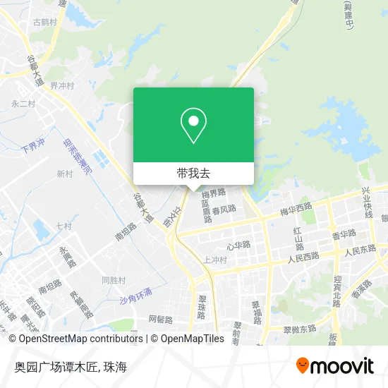 奥园广场谭木匠地图