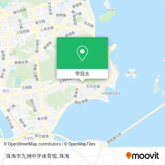 珠海市九洲中学体育馆地图