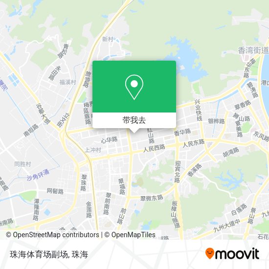 珠海体育场副场地图