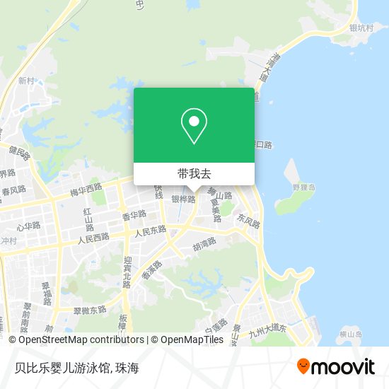 贝比乐婴儿游泳馆地图