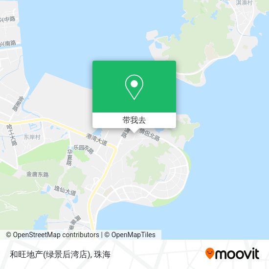 和旺地产(绿景后湾店)地图