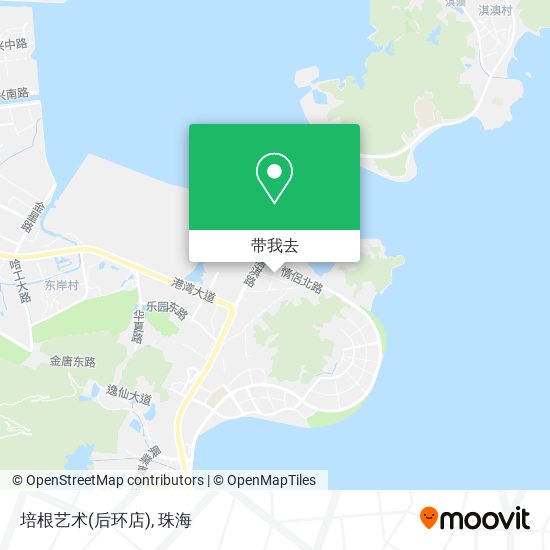 培根艺术(后环店)地图