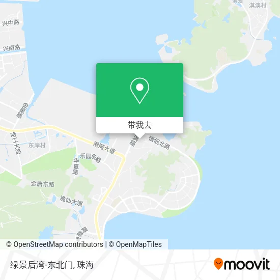 绿景后湾-东北门地图