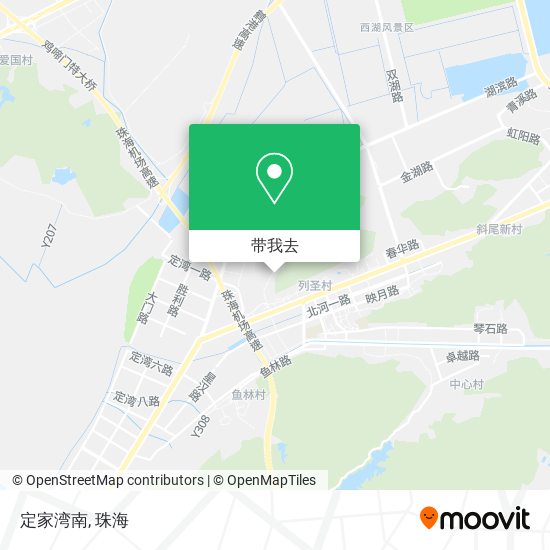 定家湾南地图