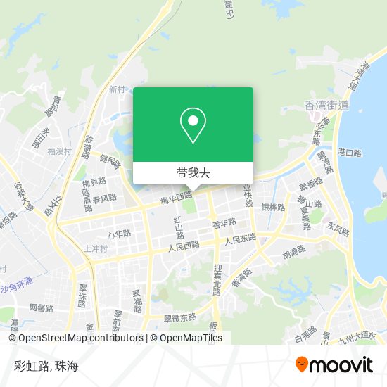 彩虹路地图