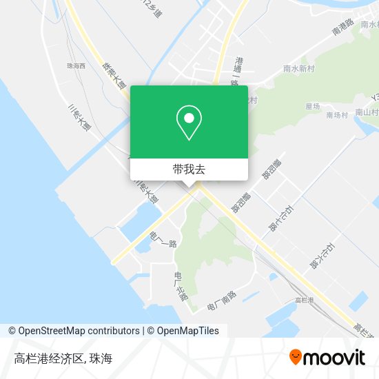 高栏港经济区地图