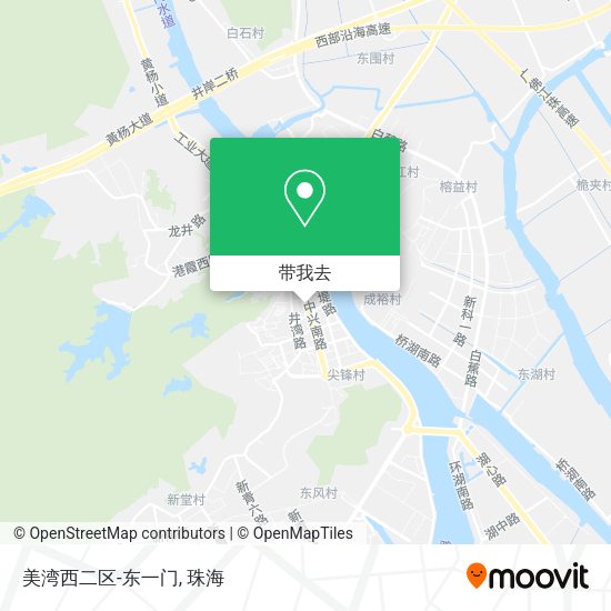 美湾西二区-东一门地图