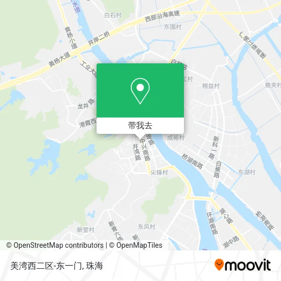 美湾西二区-东一门地图
