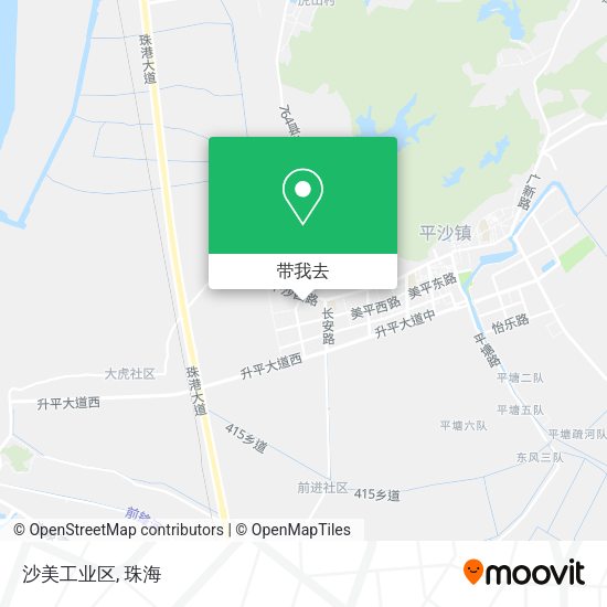 沙美工业区地图